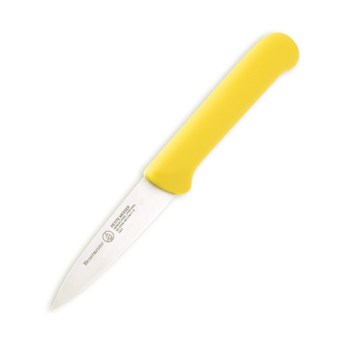 Petite Messer 7,5cm Yellow Spear Point Paring Knife