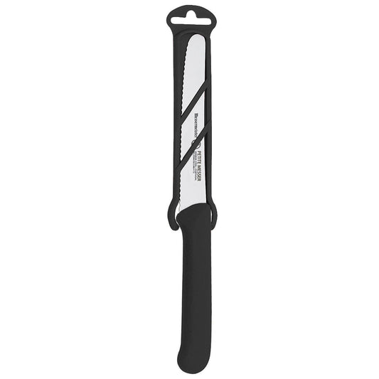 Petite Messer 9 cm Black Serrated Tomato Knife