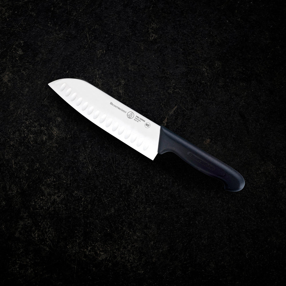 Pro Series Couteau Santoku Kullenschliff 18 cm