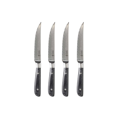 Avanta Damascus Fine Edge Steak Knife Set - 4 Piece