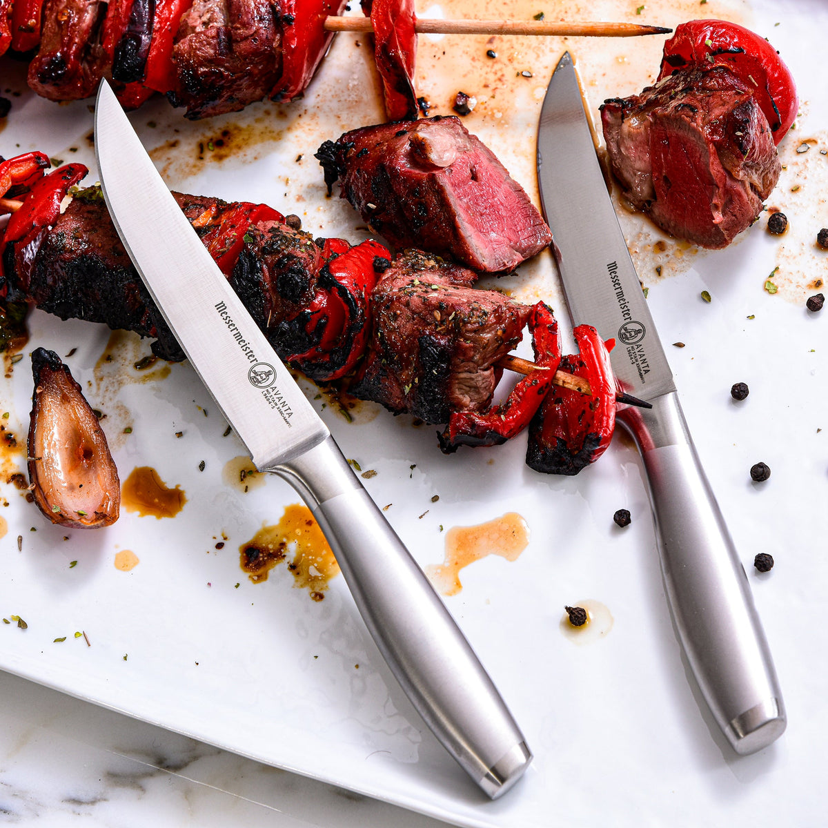Avanta Stainless 4 Piece Fine Edge Steak Knife Set