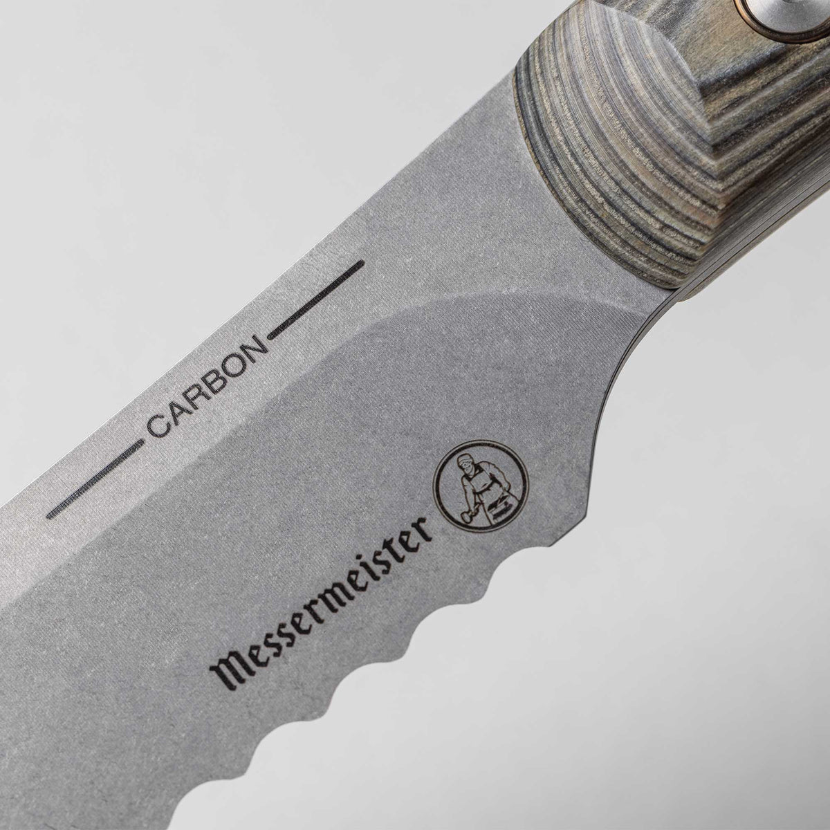 Carbon 23cm Scalloped Slicer