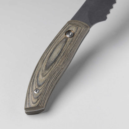 Carbon 23cm Scalloped Slicer