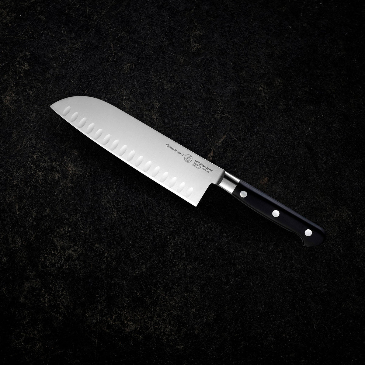 Meridian Elite 18cm Kullenschliff Santoku