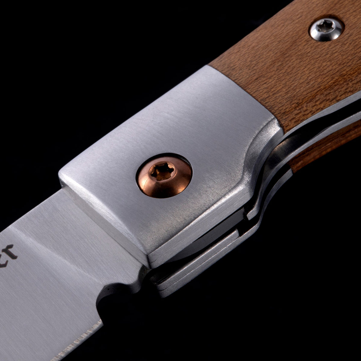 Folding Steak Knife Set In Leather Roll