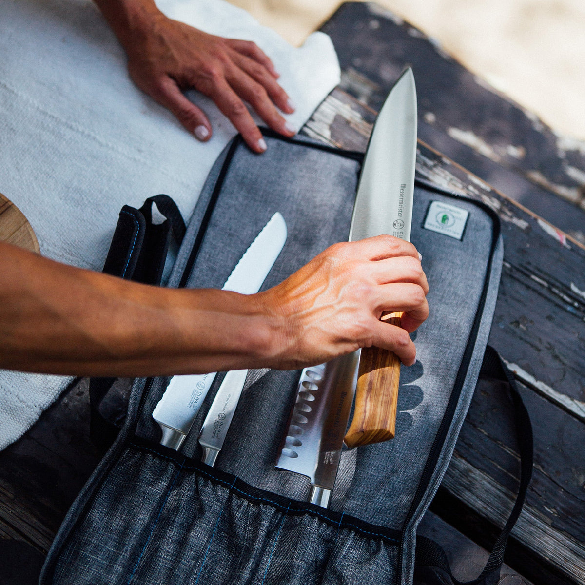 Couteau de poche à 5 lames Preservation pour bagages