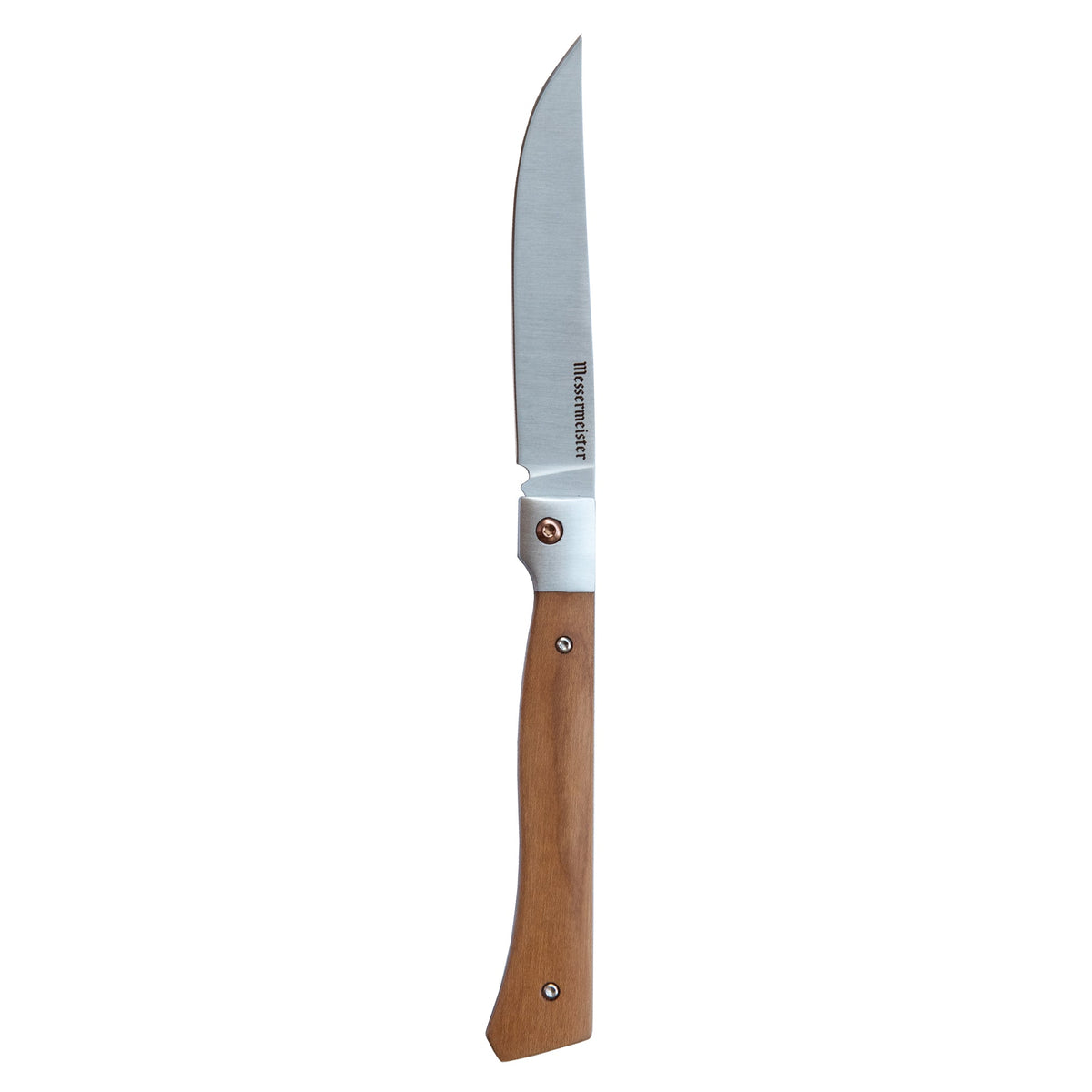 Folding Steak Knife Set In Leather Roll