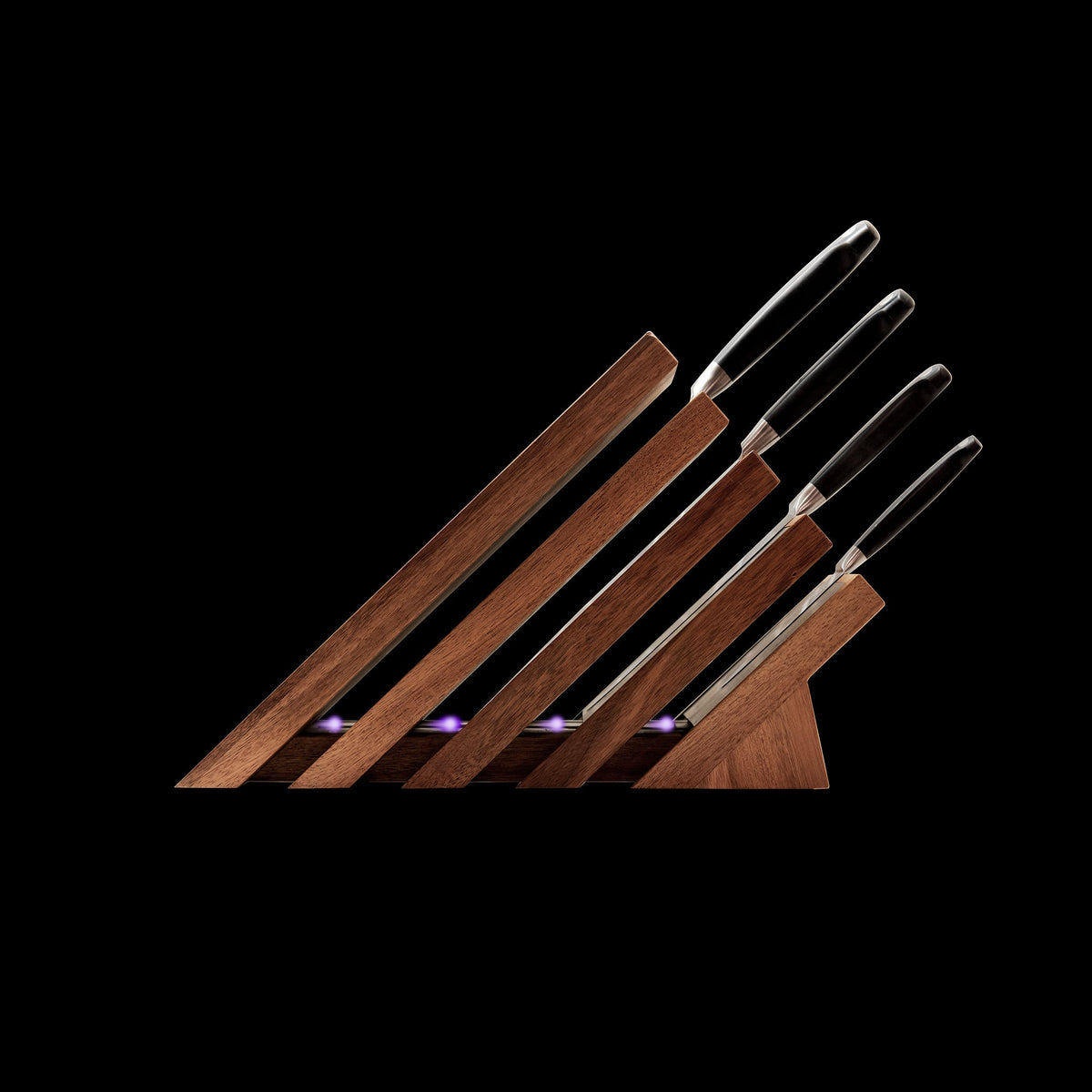Next Level Blocco Magnetico per Coltelli con Luci UV