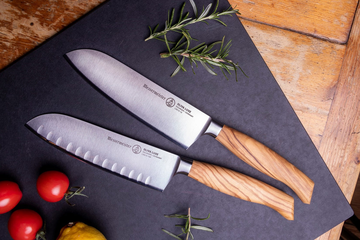 Oliva Luxe 16,5cm Santoku Kullenschliff