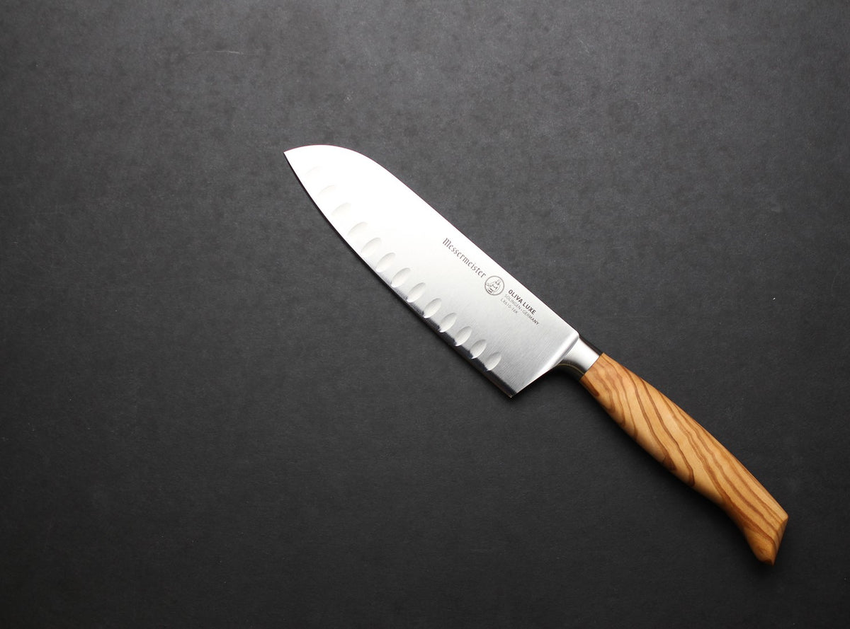 Oliva Luxe 16,5cm Santoku Kullenschliff